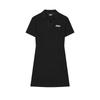 Solid Color Fashion Casual Short Sleeve Dress Women Dresses Black F11W438317ABK