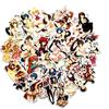 Sexy 70 Pcs Rabbit Girl Cartoon PVC Waterproof Sticker Luggage Skateboard Decorative Sticker