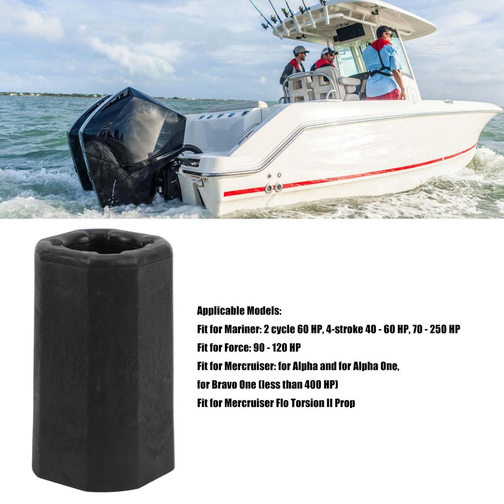 Hub Drive Sleeve Propeller Hub Drive Sleeve Engineering Plastic Wear Resistant 835290Q1 for Mercruiser Flo Torsion II Prop