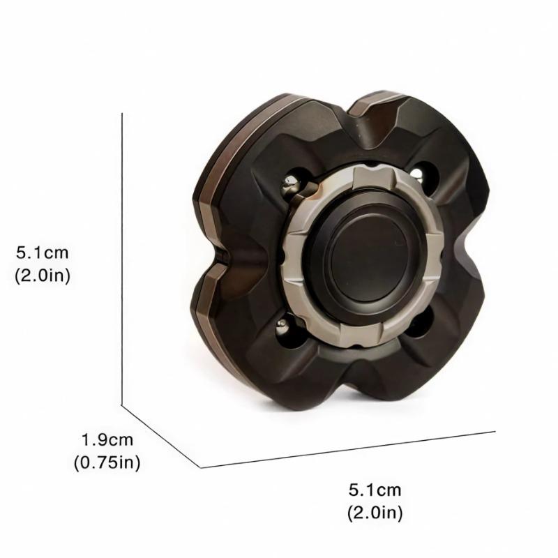 Броневой Апен Вращалка Fidget Spinner Ролик Нержавеющая Сталь Металл Вращающийся Ручной Волчок Наконечник EDC Снятие Стресса Сенсорная Игрушка Против Тревоги