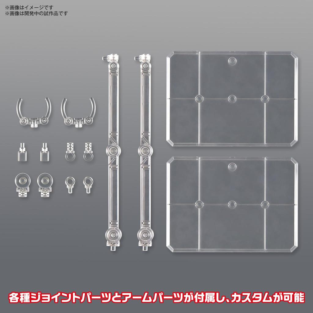 BANDAI SPIRITS Подставка Action Base 7 [Прозрачный цвет] Пластиковая подставка для дисплея