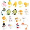 Drinkware Plugs Splash Proof Straw Decoration Straw Cover Dust Cap Cup Accessories Straw Topper