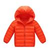 Children Autumn Winter   Down Jackets  4-12 Years Boys Girls Thin Warm Outerwear Children Clothes Hooded Zipper Coats