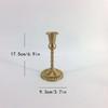 1PC Golden Candlestick Candle Stick Stand Candle Holder Iron Geometric Retro Living Room Bar