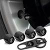1Set Car Tire Valve Cap Wheel Stem Cover with Wrench KeyChain For Nismo Almera Tiida Juke Teana Qashqai 350Z 370Z GTR
