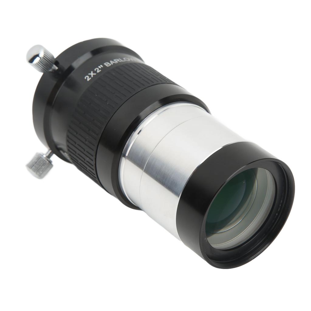 2-дюймовая 2-кратная линза Барлоу для астрономического телескопа с увеличительным кольцом 2 дюйма на 1,25 дюйма