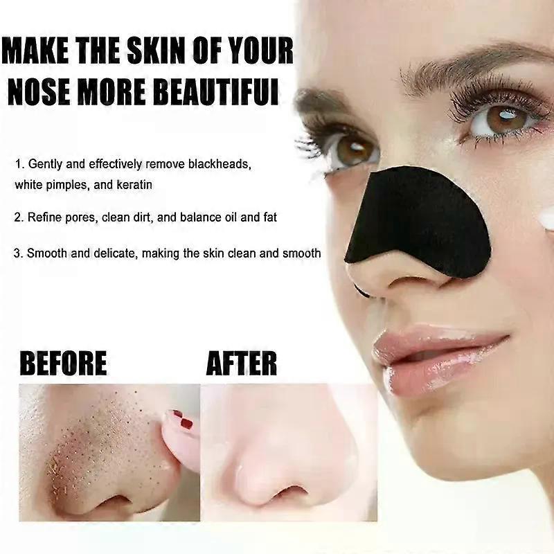 10/50/100 Pieces Facial Blackhead Removal Stickers - Effective Pore And Nose Cleansing Stickers, Gentle Deep Cleansing Care Stic