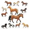 Horse Model Realistic PVC Horse Figurine Statue Sculpture Home Office Desktop Decoration