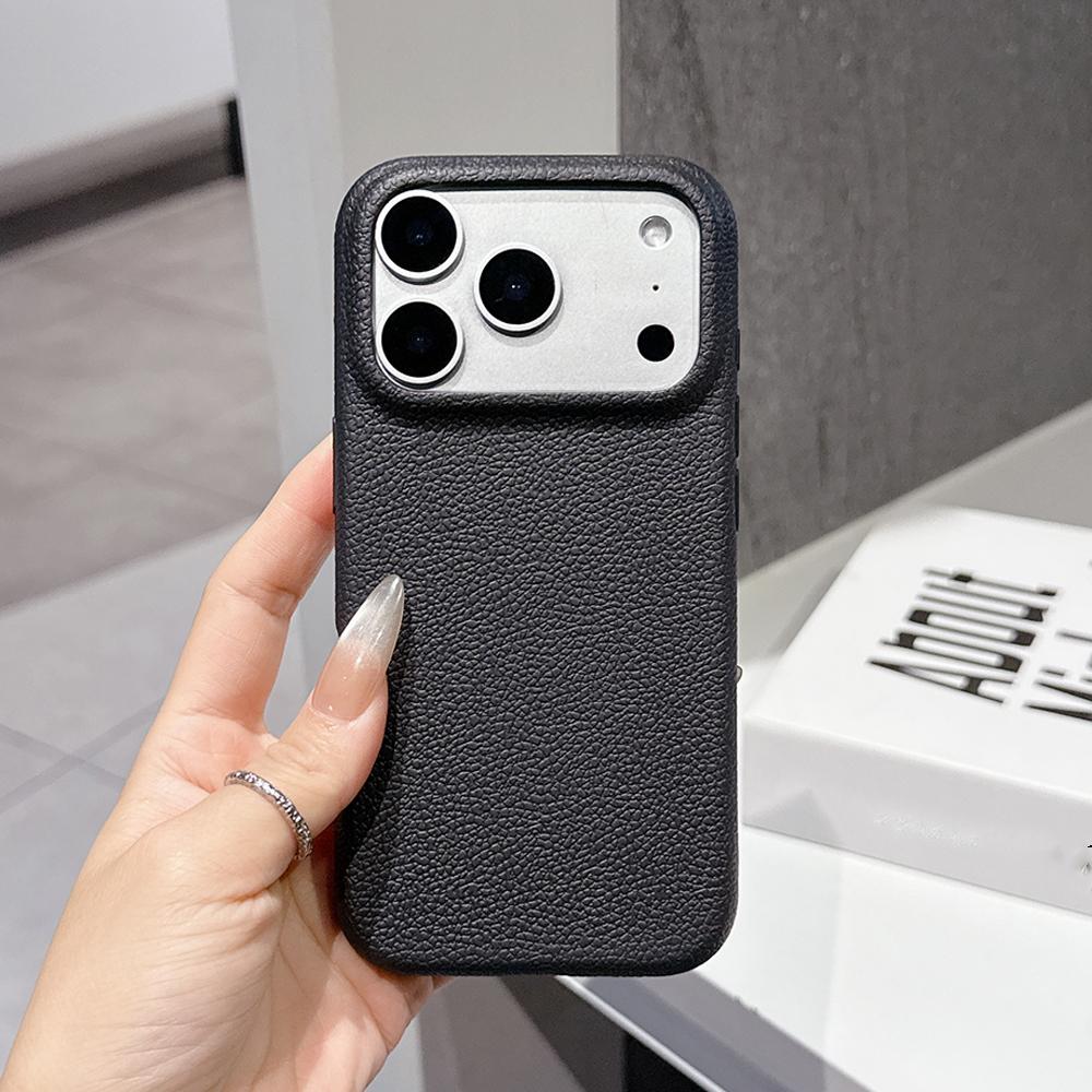 Роскошный кожаный чехол с текстурой для iPhone 17 Pro Max 17 Air 16 15 14 Plus 13 12 11 Pro Max, мягкий ударопрочный чехол из ТПУ