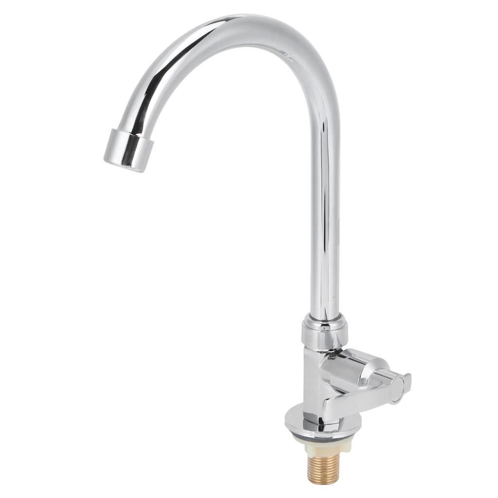 G1/2 Домашняя кухня Одинарный кран для холодной воды для раковины из нержавеющей стали вращающийся кран для мойки