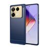 Роскошный противоударный чехол из ТПУ для телефона Infinix Note 40 Pro Plus 4G 5G, текстурированный под щетку, защитный бронированный мягкий чехол