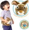 VIAHART Brown Rabbit Bridget Plush Toy Brown M Size (approx. 25cm) Fluffy and Soothing Rabbit Toy Washable Plush Toy