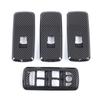 ABS Carbon Car Window Lift Switch Button Panel Cover Trim For Land Rover Discovery 4 2010-2016 For Range Rover Sport 2010-2013