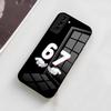 67 Шесть Семь Чехол для телефона для Samsung A56 A36 A26 A16 A15 A25 A35 A55 A14 A34 A24 A54 Стеклянный чехол