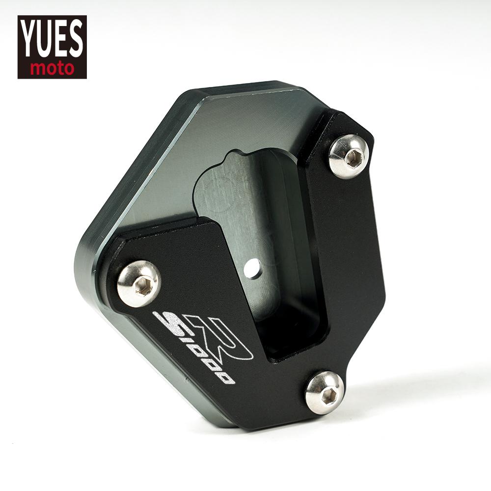 Motorcycle Accessories Side Stand Extension Plate Kickstand Foot Enlarger For BMW S1000 R 2017
