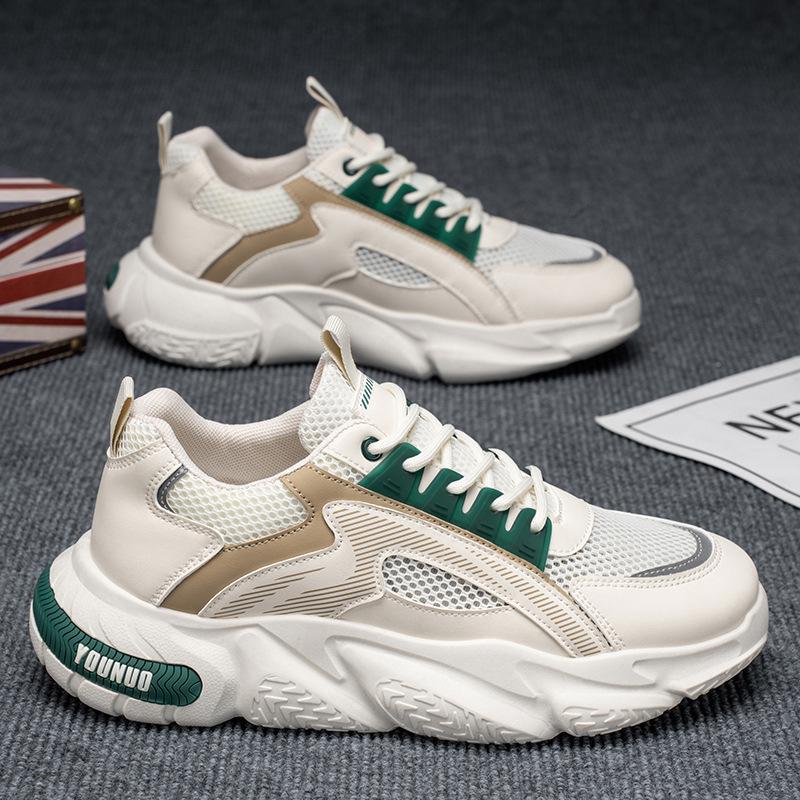 Новая мужская обувь Повседневная спортивная обувь на платформе Весна Лето Дышащие массивные кроссовки Уличные крутые кроссовки