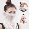 Women Veil Face Mask Summer Neck Flap Cover Anti-UV Multiple Colors Breathable Sunscreen Mask Outdoor Accessories