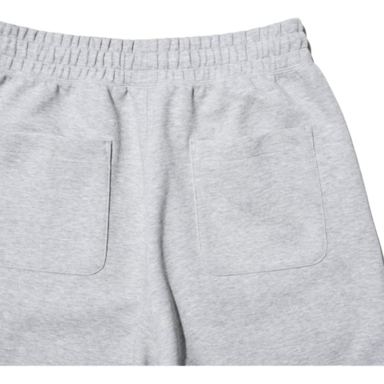 Uniqlo × Коллаборация с Клэр Уэйт Келлер Серия C Весна/Лето 25 Эластичный пояс Свободные Удобные Однотонные Повседневные шорты Унисекс шорты Серый 476225-03