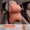 Car Neck Pillow Ergonomic Breathable Car Headrest Neck Cushion with Elastic Strap Adjustable Cervical