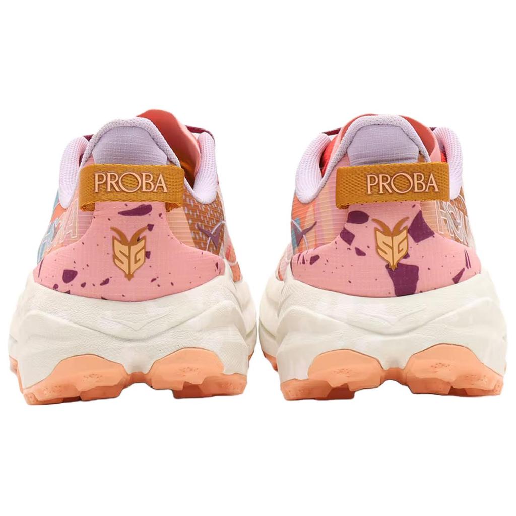 STUDIO PROBA x HOKA ONE ONE Speedgoat 6 Abrasion Resistant Low top Running Shoes Unisex Beige Orange 1174390-CMRN