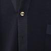Salvatore Ferragamo Made In Italy Wool Knit Cardigan M Navy Men's Used