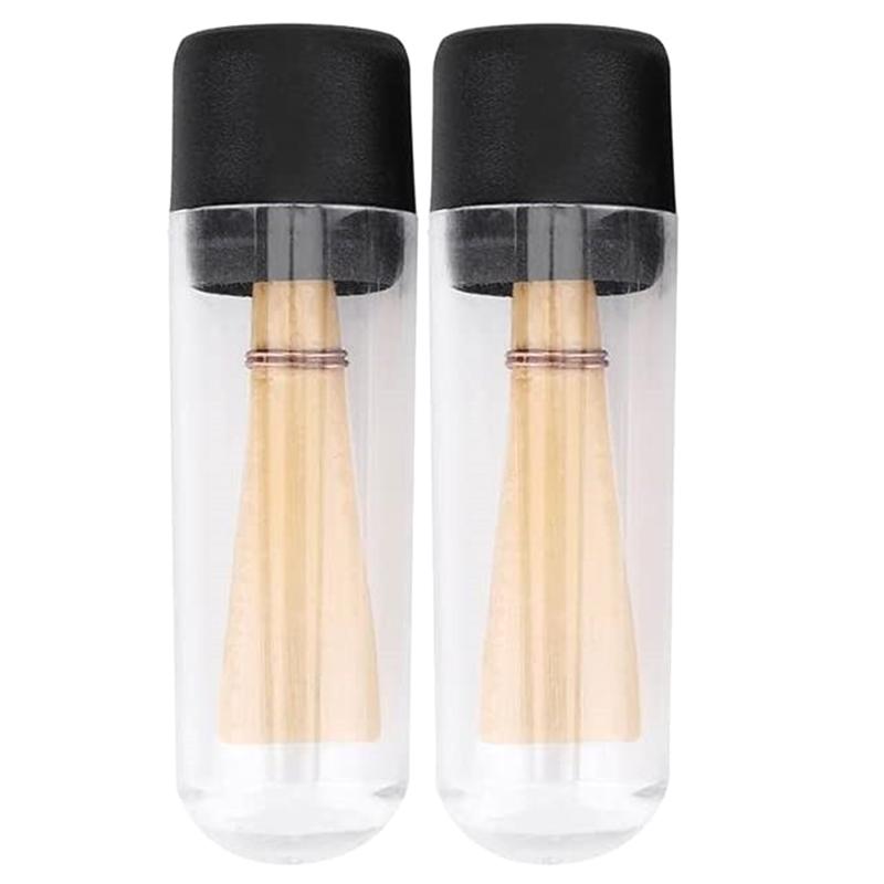 2 шт. Тростниковая свирель Басоновый тростник Натуральные тростники для басоона с прозрачной защитной f