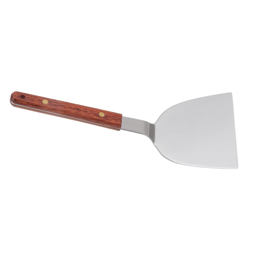 Stainless Steel Pancake Turner Wide Blade Burger Turner Cooking Utensil Grill Scraper Griddle