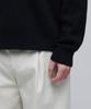 MUSINSA STANDARD Relaxed Ribbed Half Zip Knit [Black]