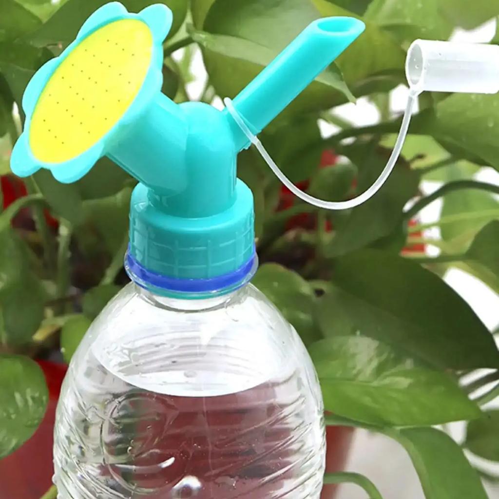1 шт. - Пластиковый бак для воды два в одном, садовый бытовой инструмент для полива с двойным соплом, используется для полива комнатных и уличных растений