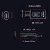 Адаптер-удлинитель USB C с LED-дисплеем, быстрая зарядка 140 Вт, передача данных 40 Гбит/с, поддержка для смартфонов, планшетов, ноутбуков