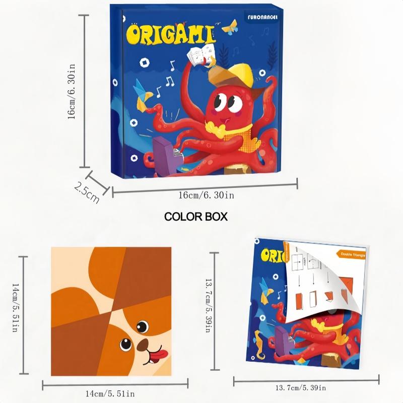 1 коробка/набор 96/108/152 шт. Книги для складывания бумаги для художественно-прикладной деятельности, включая вырезание бумаги, оригами, поделки