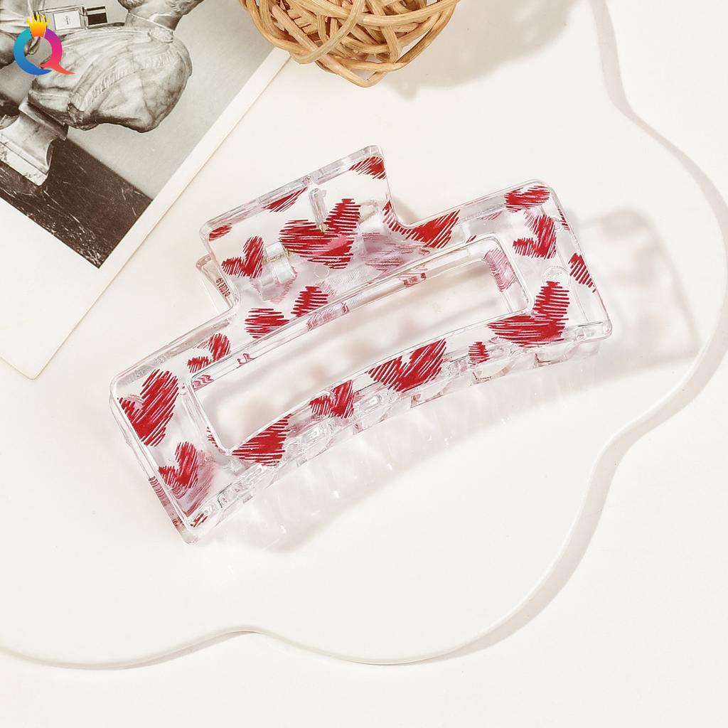 Printed Hair Clip Shark Clip Leopard Clip Large Summer Clip Hair Accessories