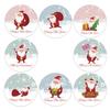 500Pcs Christmas Stickers Christmas Theme  Seal Labels Stickers for DIY Gift Box Baking Package Envelope Decor