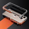 Luxury Mechanical Metal Bumper Armor Phone Case For iPhone 16 15 Pro Max 16Pro 15Pro Aluminum Alloy Removable Shockproof Cover