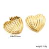 Irregular Texture Luxury Earrings, Fashionable Niche Style, Women's Stainless Steel Retro INS Party Jewelry Birthday Gift