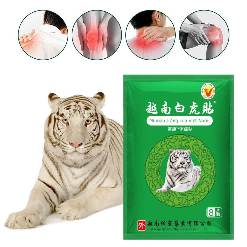 8/16/24/32/40/48 шт. вьетнамский тигровый обезболивающий пластырь для плеч, шеи, спины, коленного сустава, облегчение боли в мышцах, здравоохранение