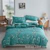 European and American Floral Print Candy Color Bedding Set - 3 Pieces