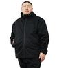 Ветрозащитная горная парка Zip Parka Mountain Parka Защита от холода Ветрозащитная теплая теплая большого размера Повседневная спортивная 4 л Черная [Sam Dif] [Большой размер] Мужская