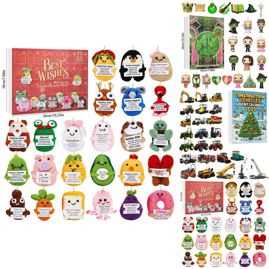 Горилла ВВС Балет Акриловое Дерево Украшение Адвент-календарь Слепая Коробка Подарок Для Праздничного Декора