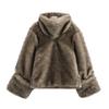 Women's Autumn/Winter European & American Style Faux Fur Coat - Fashionable, Versatile & Warm