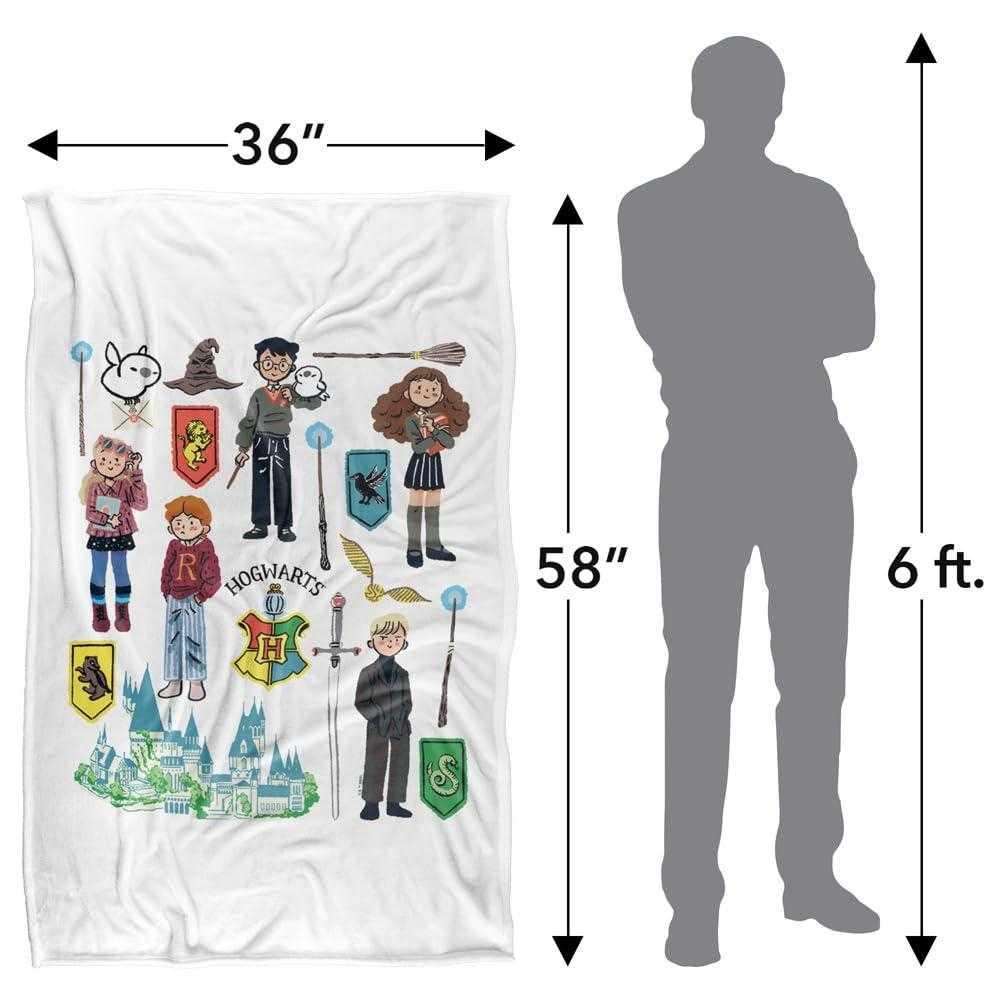 Harry Potter Cute Icons Blanket