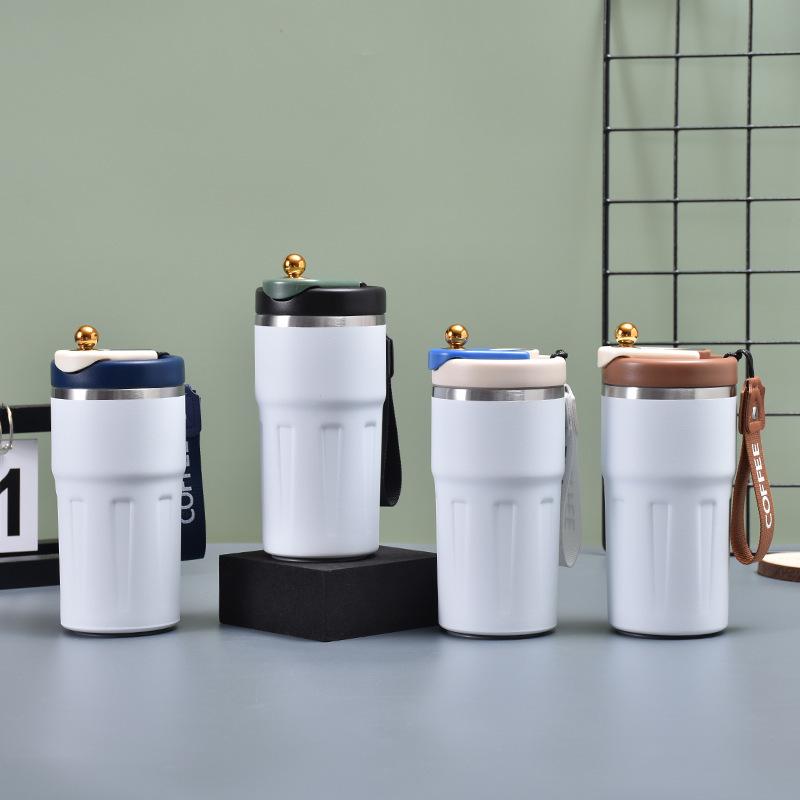 Умный дисплей температуры, кофейная чашка, вакуумная чашка из нержавеющей стали 316, стакан, женская красивая портативная кружка для воды