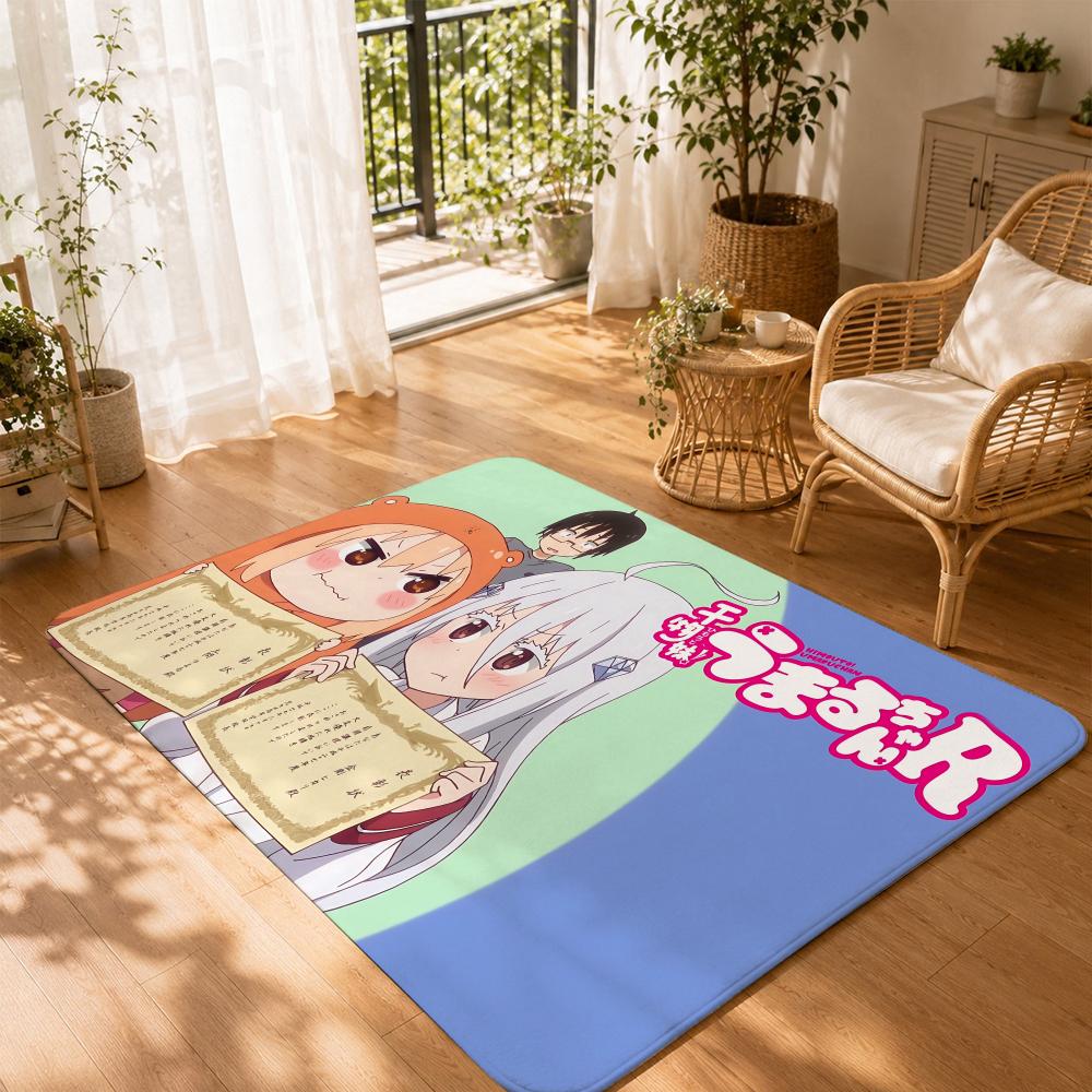 Comedy Anime H-Himouto Umaru-chan Floor Mat Non-Slip Absorbent Floor Mat Decorative Rug for Home Bathroom Bedroom Entryway