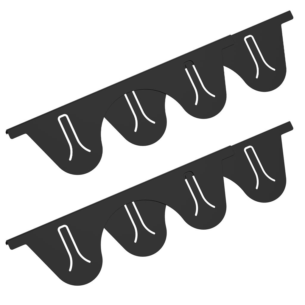 2 Pcs Stainless Steel Stove Gap Guard Reusable Stove Gap Covers Stretchable Stoves Gaps Filler for Household Kitchen Accessories