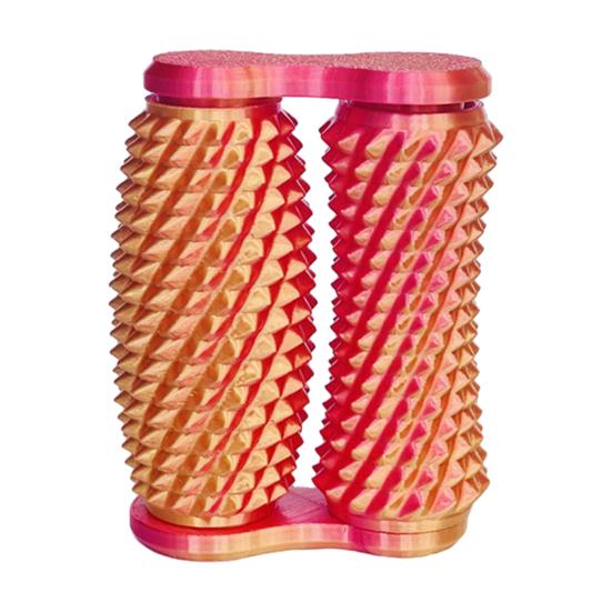 Напечатанная на 3D-принтере колючая роликовая игрушка-непоседа для снятия тревоги и стресса для детей, подростков и взрослых, ручной бугристый массажный ролик