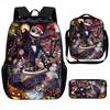 The Nightmare Before Christmas-Christmas Horror Night Student School Bag Meal Bag Three-piece Set