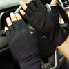 Driving Sunscreen Gloves Men's Thin Half-finger Cotton Gloves