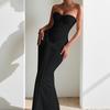 Women's Strapless Maxi Evening Dress