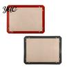 Professional Pastry Making Surface Silicone Baking Mat with Snap Locks, Convertible Nonstick Fiberglass Sheet, Heat Non Slip Kneading for Bread