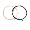 2pcs 22 AWG Cloth-Covered Guitar Wire Black And White Guitar Accessories  Guitar Restoration